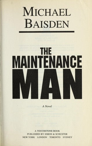 Cover of The Maintenance Man: A Novel