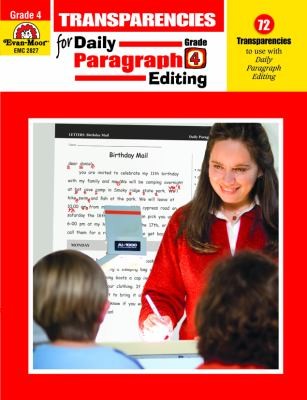Cover of Daily Paragraph Editing Transparencies, Grade 4