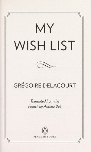 Cover of My Wish List: A Novel