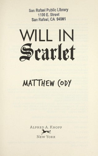 Cover of Will in Scarlet