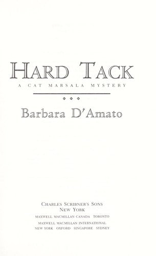 Cover of Hard Tack: A Cat Marsala Mystery