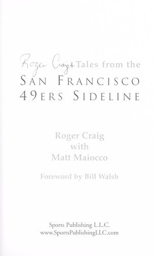 Cover of Tales from the San Francisco 49ers Sideline
