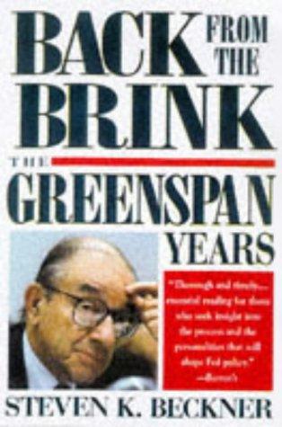 Cover of Back from the Brink: The Greenspan Years