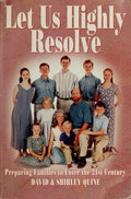 Cover of Let Us Highly Resolve: Families Living for Christ in the 21st Century