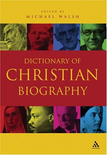 Cover of Dictionary Of Christian Biography