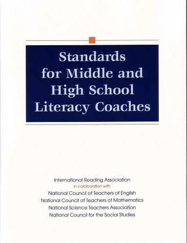 Cover of Standards for Middle And High School Literacy Coaches