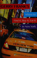 Cover of Gerry Frank's Where to Find It, Buy It, Eat It in New York