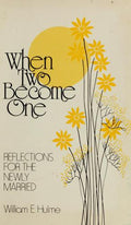 Cover of When two become one;: Reflections for the newly married,