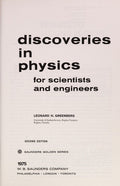 Cover of Discoveries in physics for scientists and engineers (Saunders golden series)