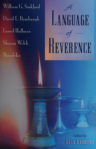 Cover of A Language Of Reverence
