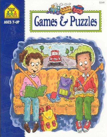 Cover of School Zone Codes & Puzzles Workbook: 64 Pages, 2nd Grade, 3rd Grade, Crossword Puzzles, Word Searches, Games, Riddles, Problem-Solving, Ages 7+ (Activity Zone Book Series)