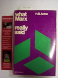 Cover of What Marx Really Said