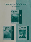 Cover of Instructor's Manual to accompany Quest: Reading and Writing in the Academic World, Books 1-3