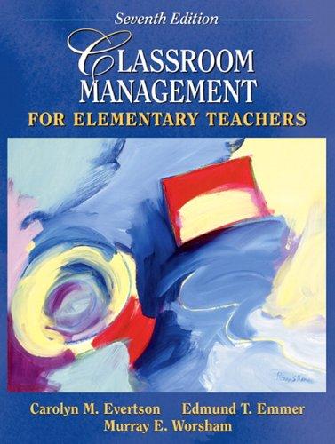 Cover of Classroom Management for Elementary Teachers (7th Edition)