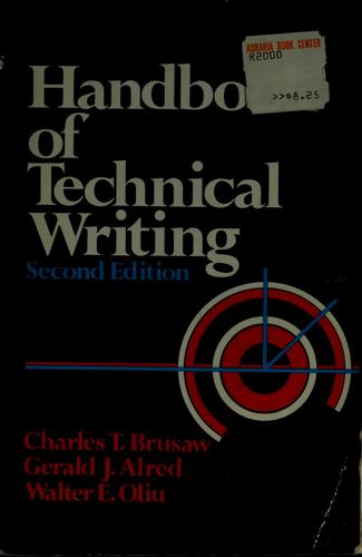 Cover of Handbook of technical writing