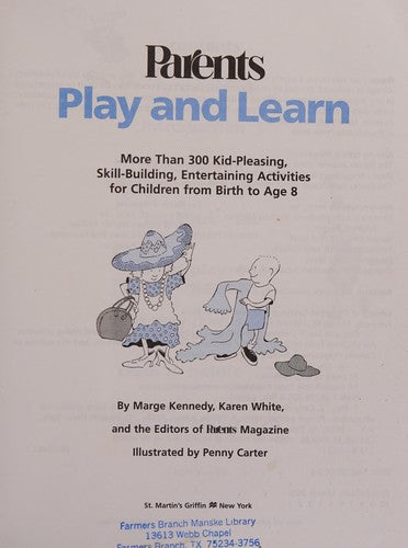 Cover of Play and Learn: More than 300 Engaging and Educational Activities from Birth to Age 8