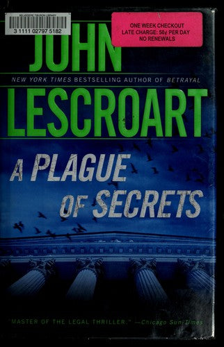 Cover of A Plague of Secrets: A Novel (Dismas Hardy, Book 13)