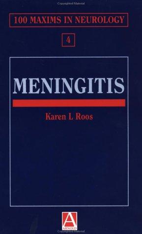 Cover of Meningitis: 100 Maxims (100 Maxims in Neurology)