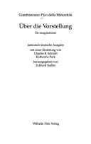 Cover of Über die Vorstellung / De imaginatione. Lateinisch-deutsche Ausgabe.