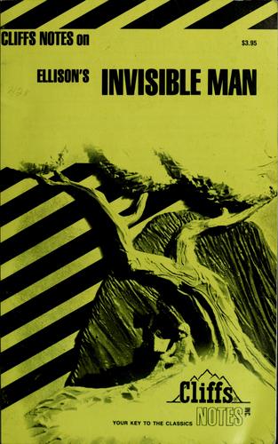 Cover of The Invisible Man (Cliffs Notes)