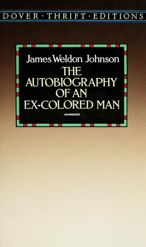 Cover of The Autobiography of an Ex-Colored Man (Dover Thrift Editions: Black History)