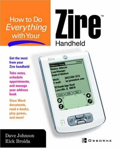 Cover of How to do Everything with Your Zire Handheld