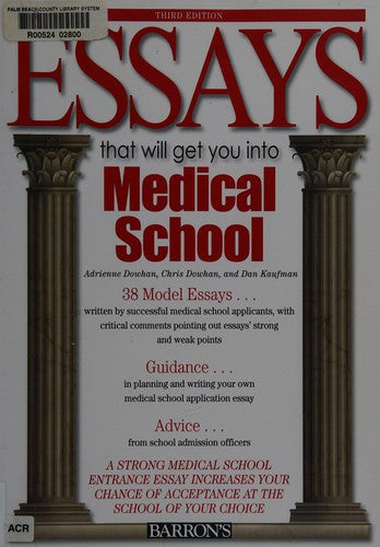 Cover of Essays That Will Get You into Medical School