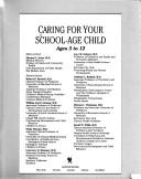 Cover of CARING FOR YOUR SCHOOL-AGE CHILD: AGES 5- (The American Academy of Pediatrics)