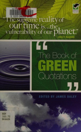 Cover of The Book of Green Quotations