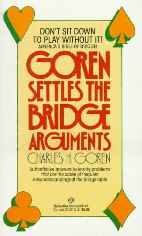 Cover of Goren Settles the Bridge Arguments