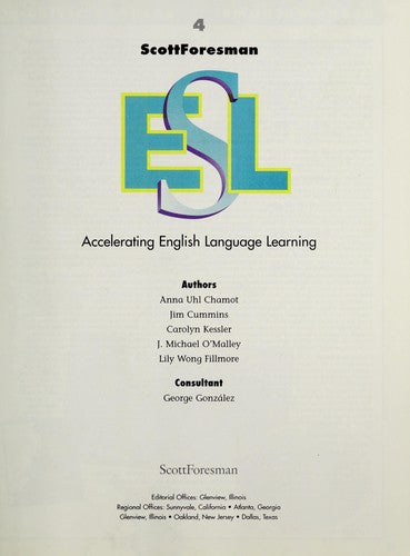 Cover of Language Development Activity Book (4, ESL Accelerating English Language Learning1)