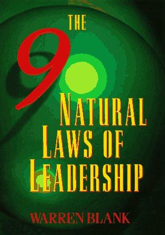 Cover of The 9 Natural Laws of Leadership