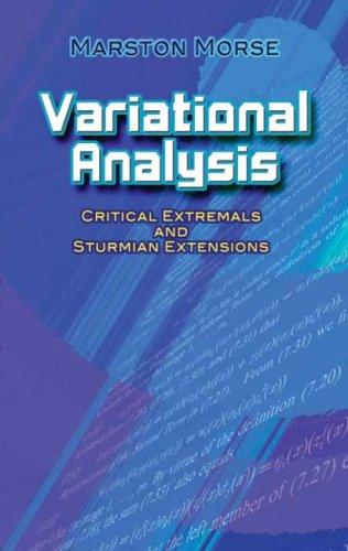 Cover of Variational Analysis: Critical Extremals and Sturmian Extensions (Dover Books on Mathematics)