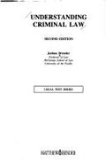 Cover of Understanding Criminal Law 2nd Edition.