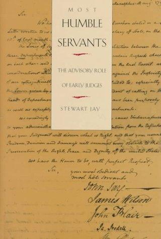 Cover of Most Humble Servants: The Advisory Role of Early Judges