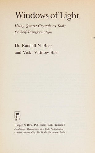 Cover of Windows of Light: Using Quartz Crystals As Tools for Self-Transformation