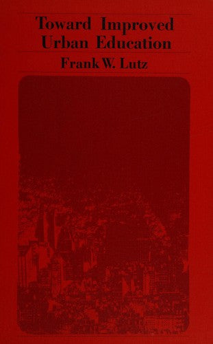 Cover of Toward improved urban education