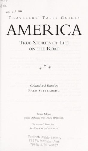 Cover of Travelers' Tales America: True Stories of Life on the Road (Travelers' Tales Guides)
