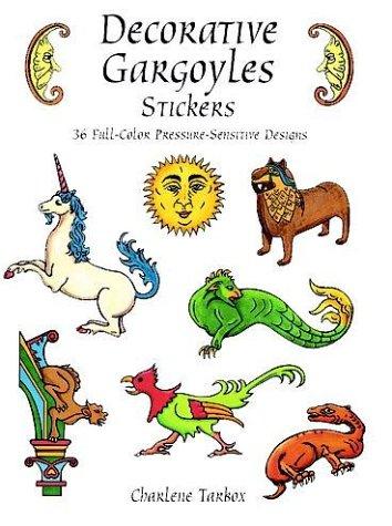 Cover of Decorative Gargoyles Stickers: 36 Full-Color Pressure-Sensitive Designs (Dover Stickers)