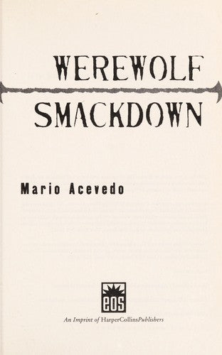 Cover of Werewolf Smackdown