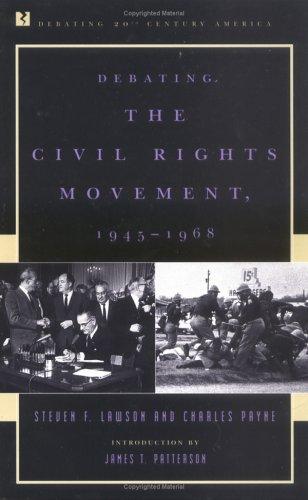 Cover of Debating the Civil Rights Movement, 1945-1968