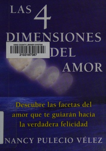Cover of Las cuatro dimensiones del amor (Spanish Edition)