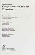 Cover of Comprehensive Criminal Procedure, 2001