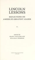 Cover of Lincoln Lessons: Reflections on America's Greatest Leader
