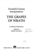 Cover of Twentieth Century Interpretations of the Grapes of Wrath