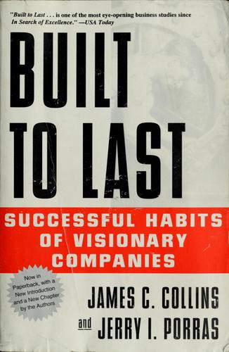 Cover of Built to Last: Successful Habits of Visionary Companies