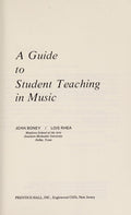 Cover of A guide to student teaching in music