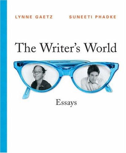 Cover of The Writer's World: Essays