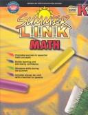 Cover of Summer Link Math: Summer Before, Grade K