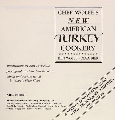 Cover of Chef Wolfe's New American Turkey Cookery